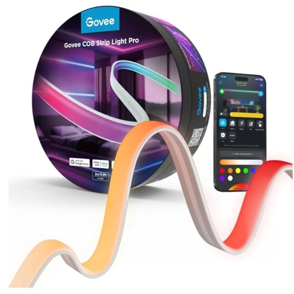 Govee COB Strip Light Pro 9.8ft Works with Google Home and Alexa  H61E5